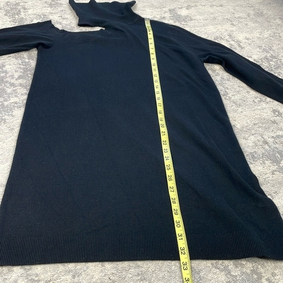 New L’Agence Amberli Black Cutout Merino Wool Blend Mini Dress Sz S - Picture 9 of 12